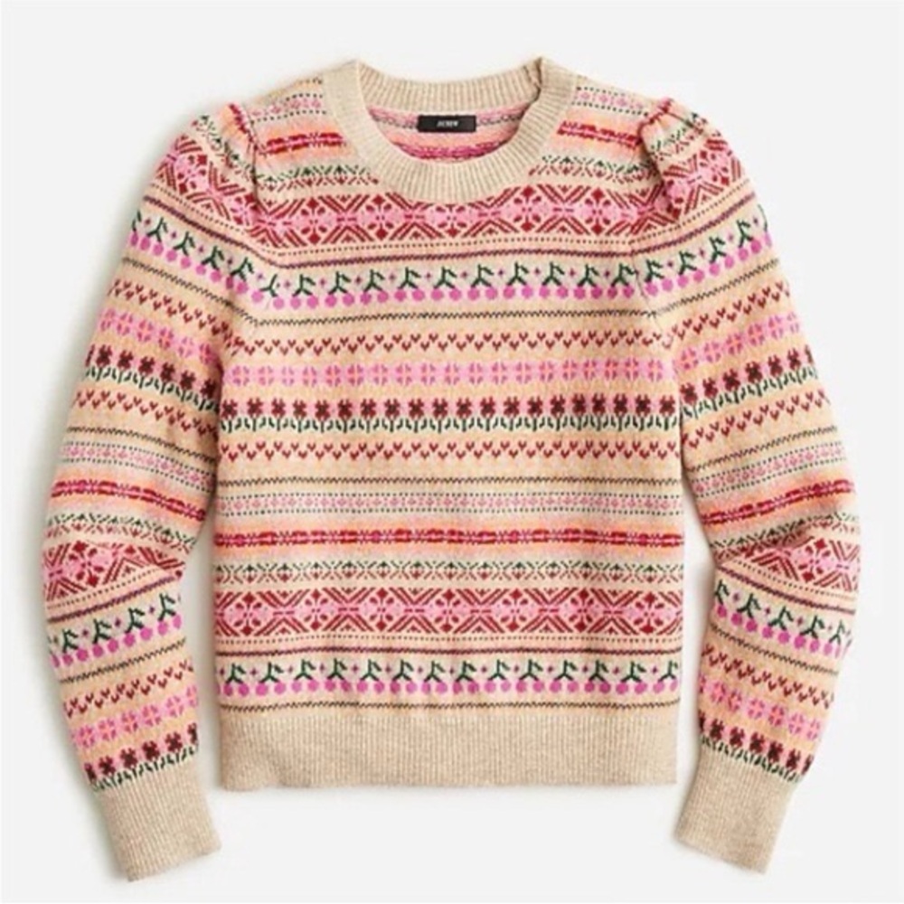 J. Crew Fair Isle Sweater